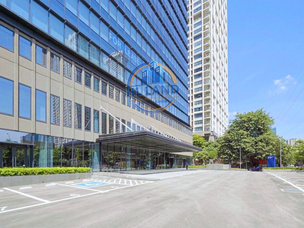 Cho thuê văn phòng khu vực Cầu Giấy tòa Taisei Square Hanoi lễ tân