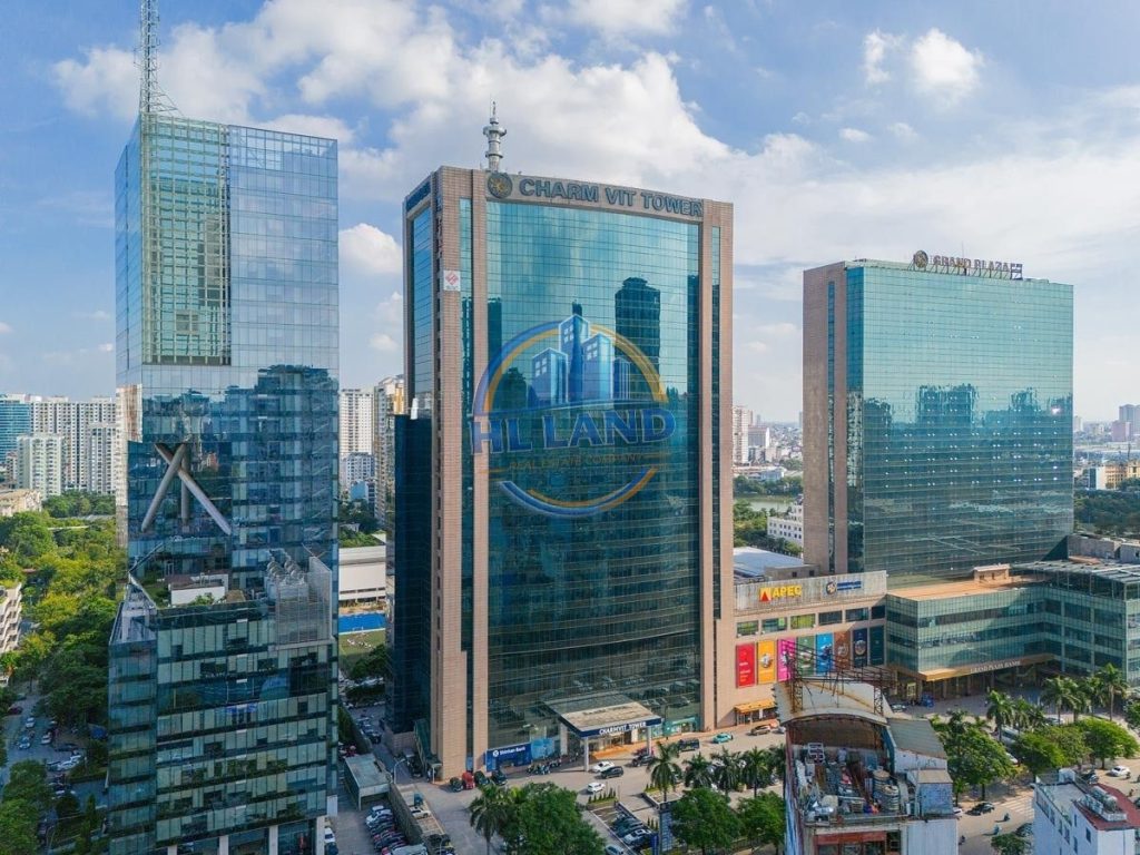 cho thuê văn phòng charmvit tower phường yên hòa