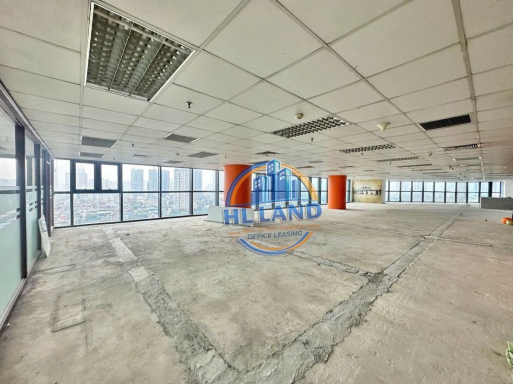 văn phòng trống tại tòa nhà viện dầu khí cầu giấy