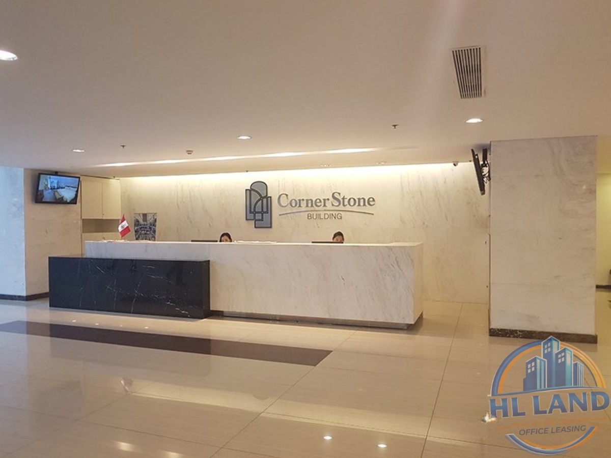 Thiết kế kiến trúc và tiêu chuẩn văn phòng tại Cornerstone Building