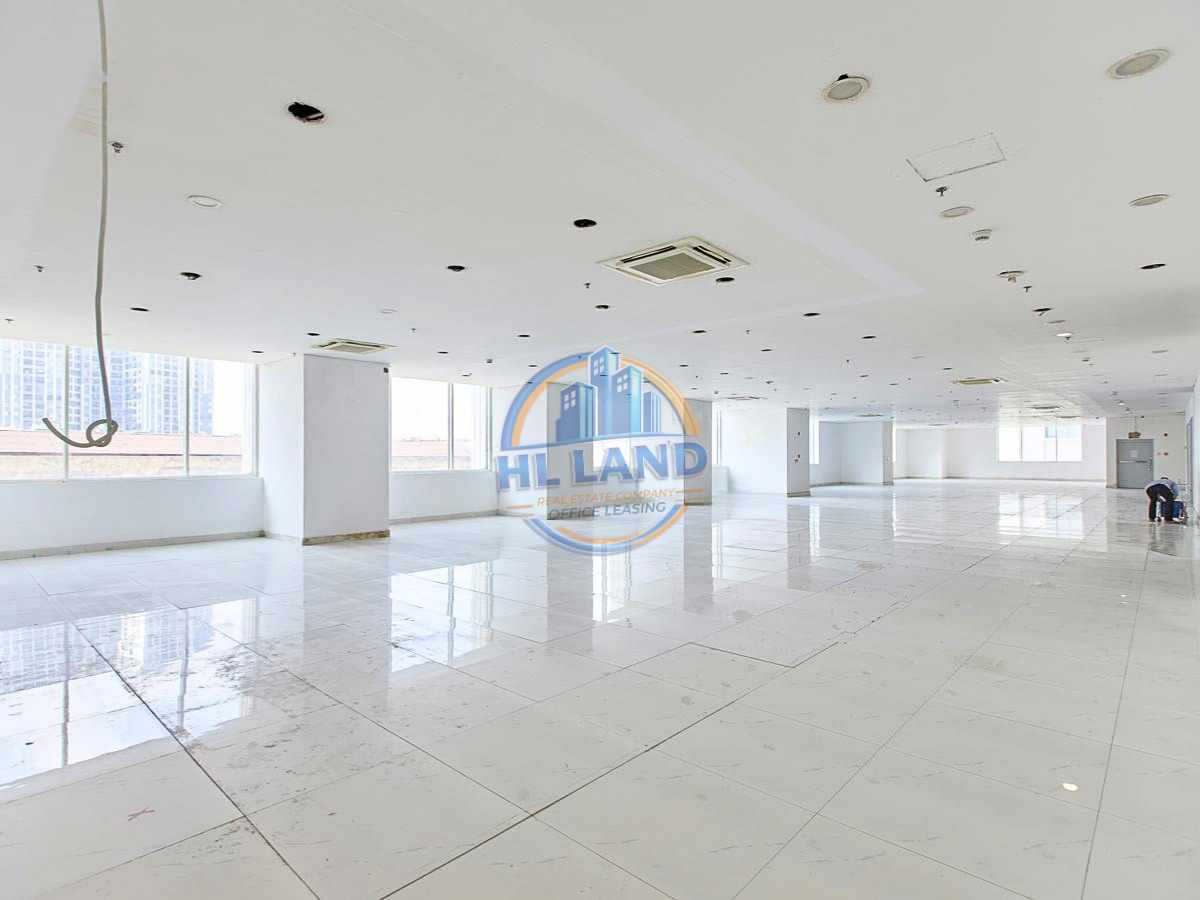 Diện tích văn phòng trống tại Hòa Bình Green City khá đa dạng