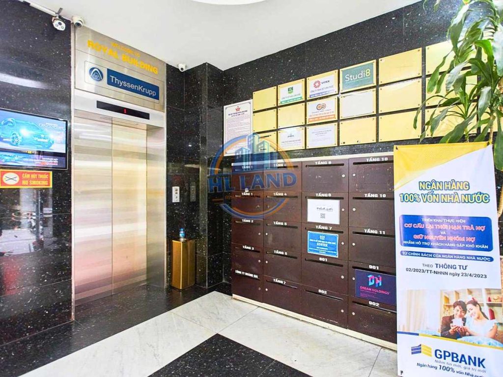 thuê văn phòng tại royal building triệu việt vương