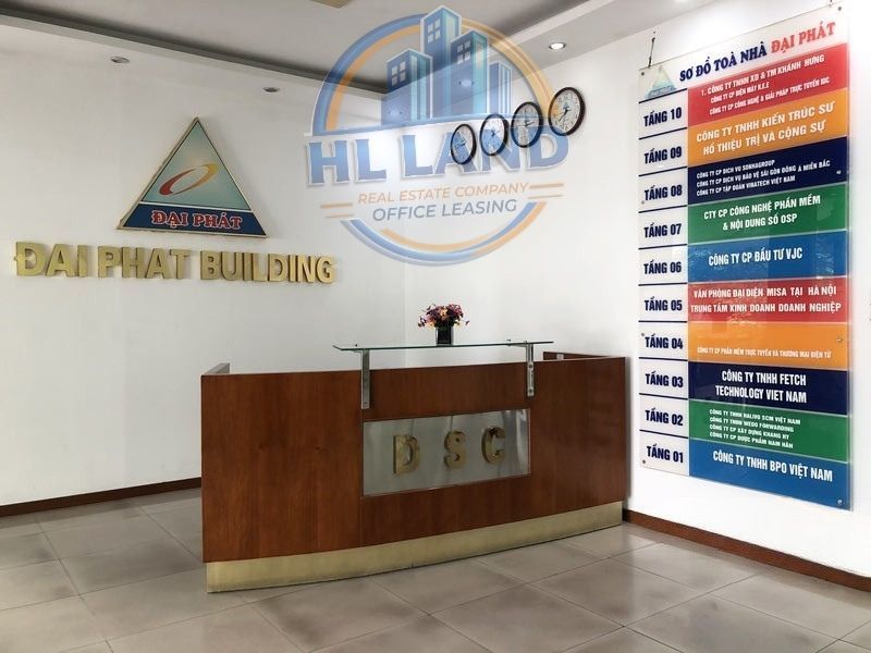 thuê văn phòng tại tòa nhà đại phát ngõ 82 duy tân