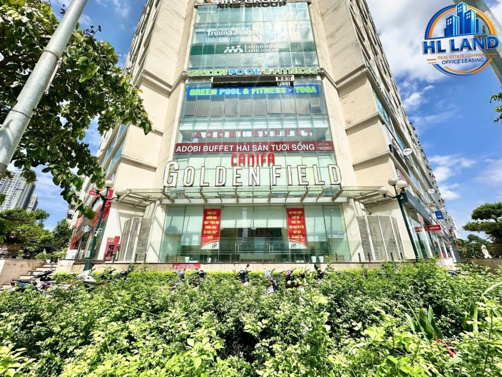 thuê văn phòng tại tòa nhà golden field nam từ liêm