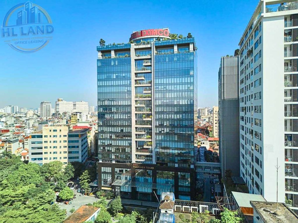 tìm thuê văn phòng peakview tower hoàng cầu