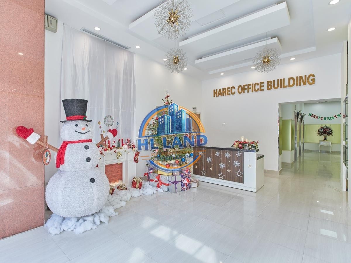 Harec Building nổi bật với thiết kế và cách bày trí hiện đại, sang trọng