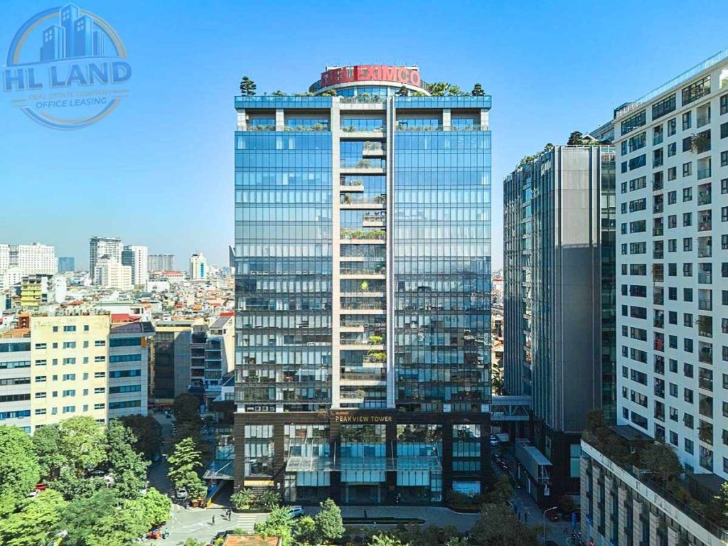 văn phòng cho thuê peakview tower đống đa
