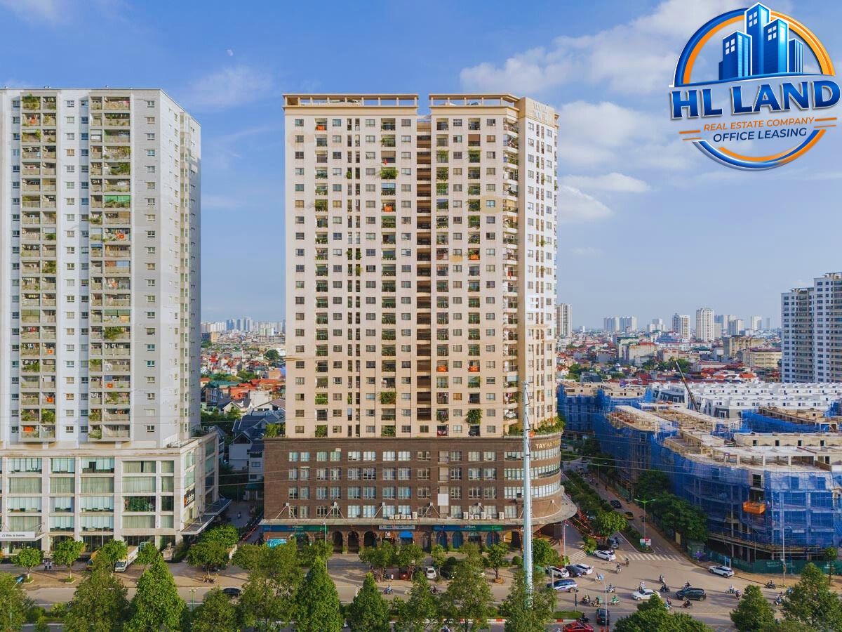 Tây Hà Tower với quy mô lớn, thiết kế hiện đại và kiến trúc sang trọng