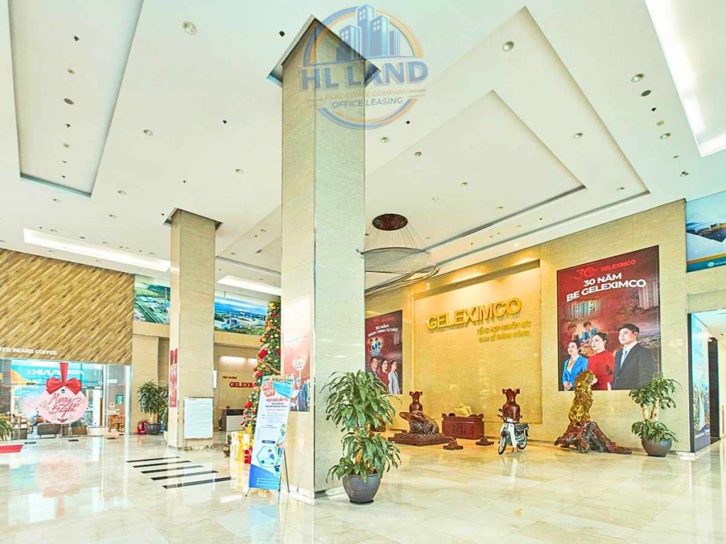 văn phòng trống geleximco building hoàng cầu hà nội