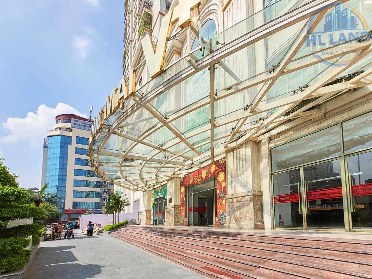 Kiến trúc sang trọng của tòa văn phòng cho thuê Hòa Bình Green City