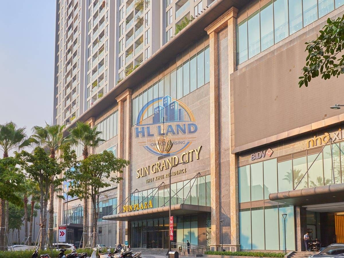 Tòa nhà Sun Grand City Thụy Khuê với thiết kế và kiến trúc hiện đại, sang trọng