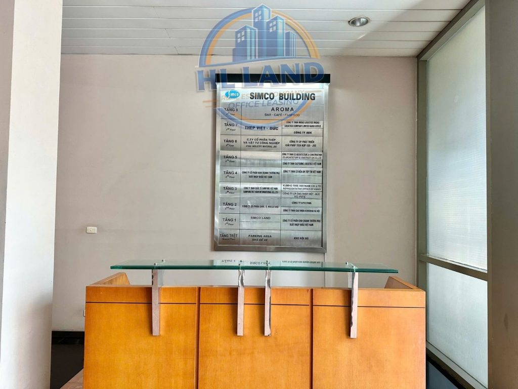 văn phòng trống tại simco building nam từ liêm