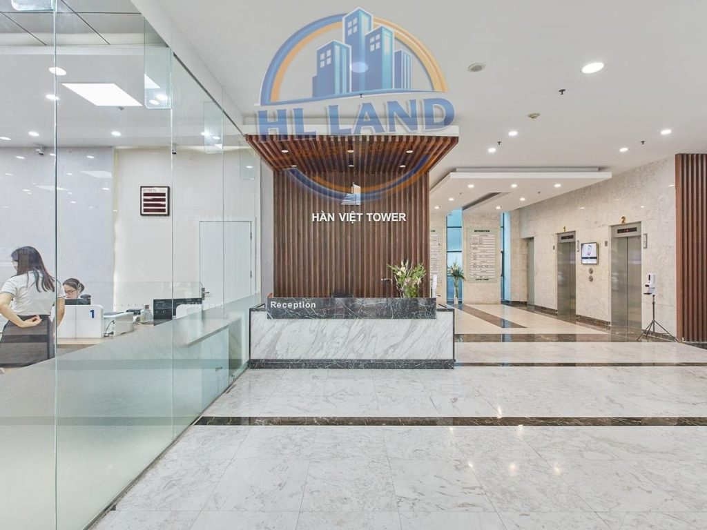 văn phòng trống tại tòa nhà hàn việt tower hai bà trưng