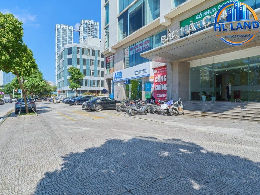 văn phòng trống tòa nhà c14 bắc hà tố hữu