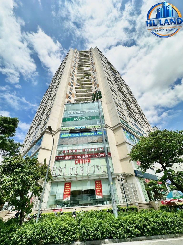 văn phòng trống tòa nhà golden field nguyễn cơ thạch