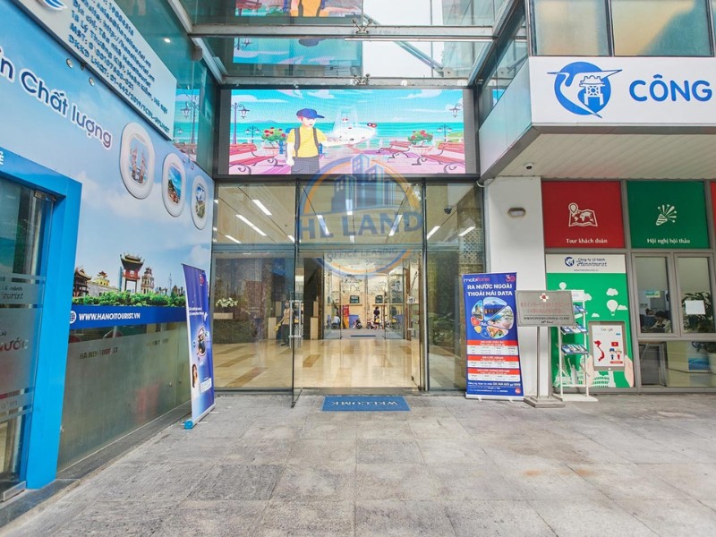 văn phòng trống tòa nhà hanoitourist hoàn kiếm hà nội