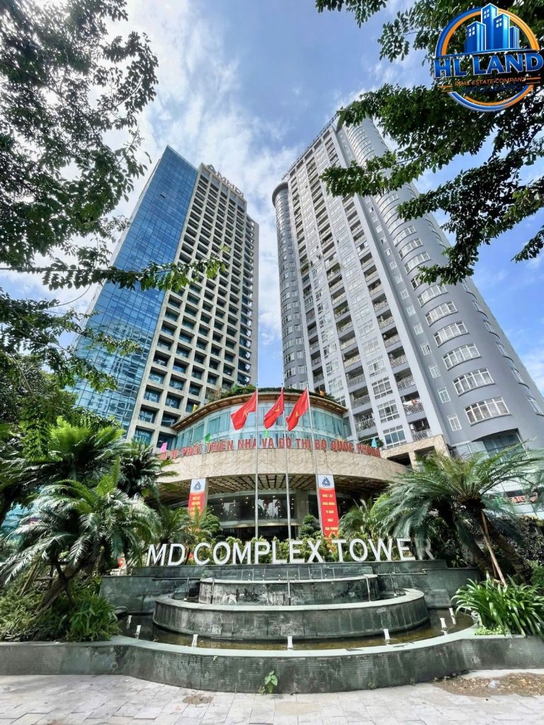 văn phòng trống tòa nhà md complex nguyễn cơ thạch
