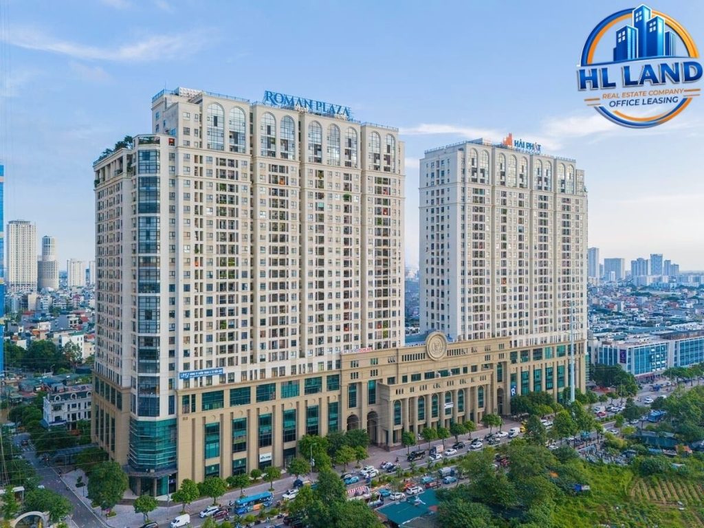 văn phòng trống tòa nhà roman plaza tố hữu