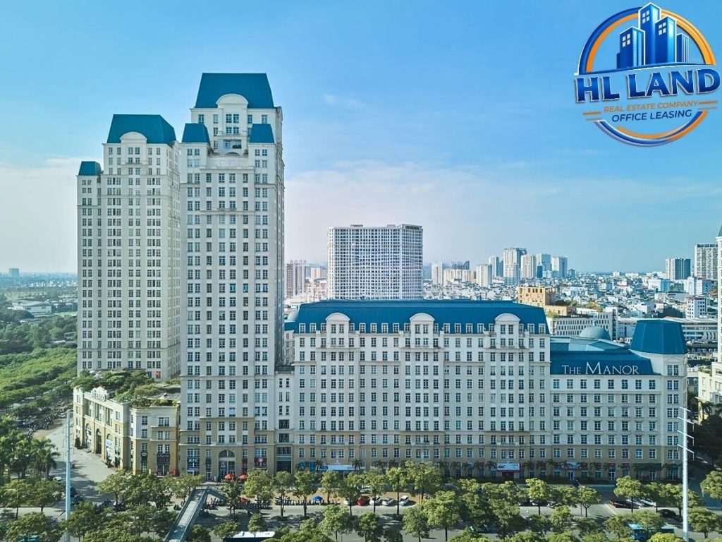 văn phòng trống tòa nhà the manor mễ trì