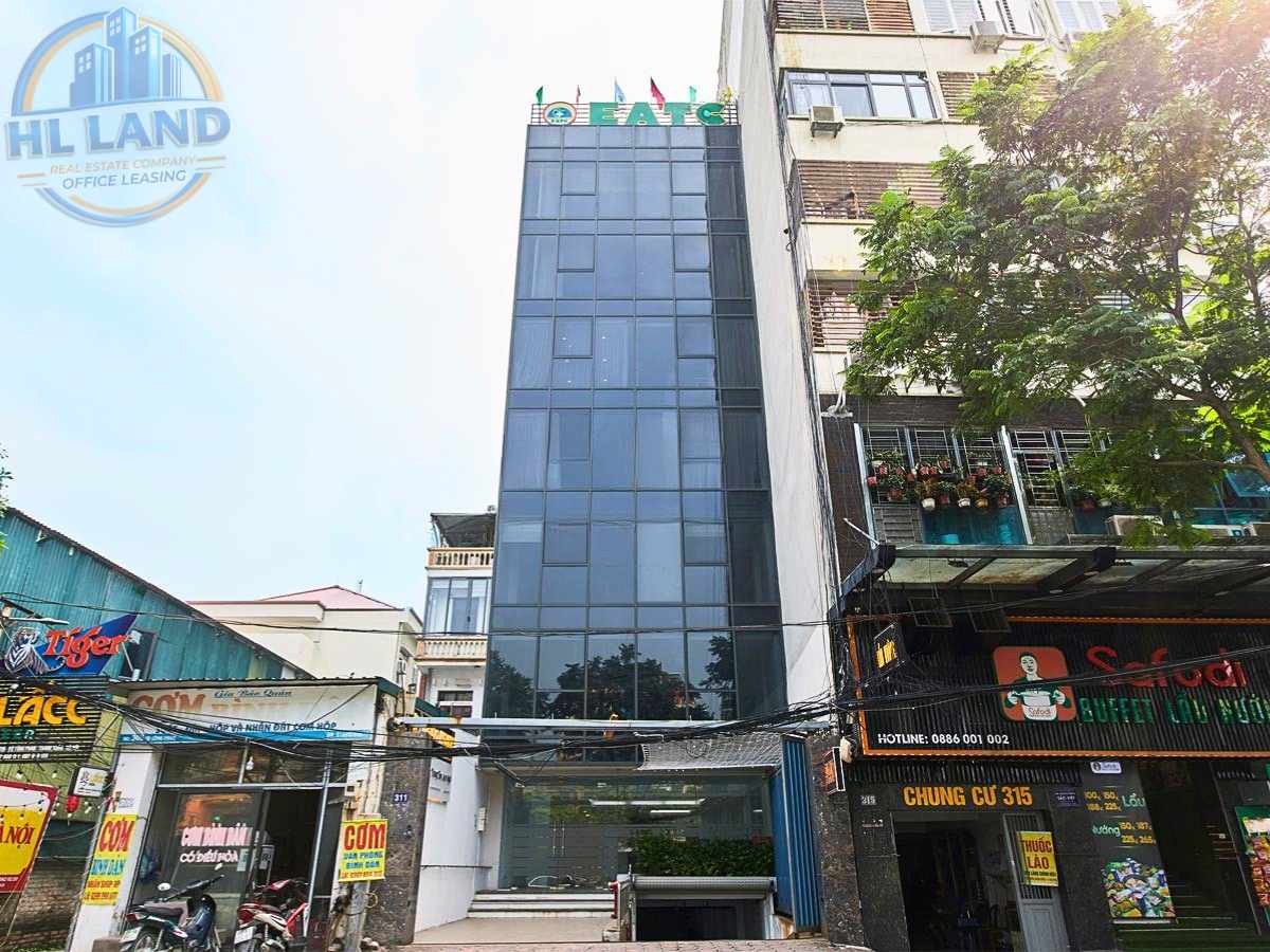 Thiết kế kiến trúc và tiêu chuẩn văn phòng tại toà nhà 311 Vũ Tông Phan