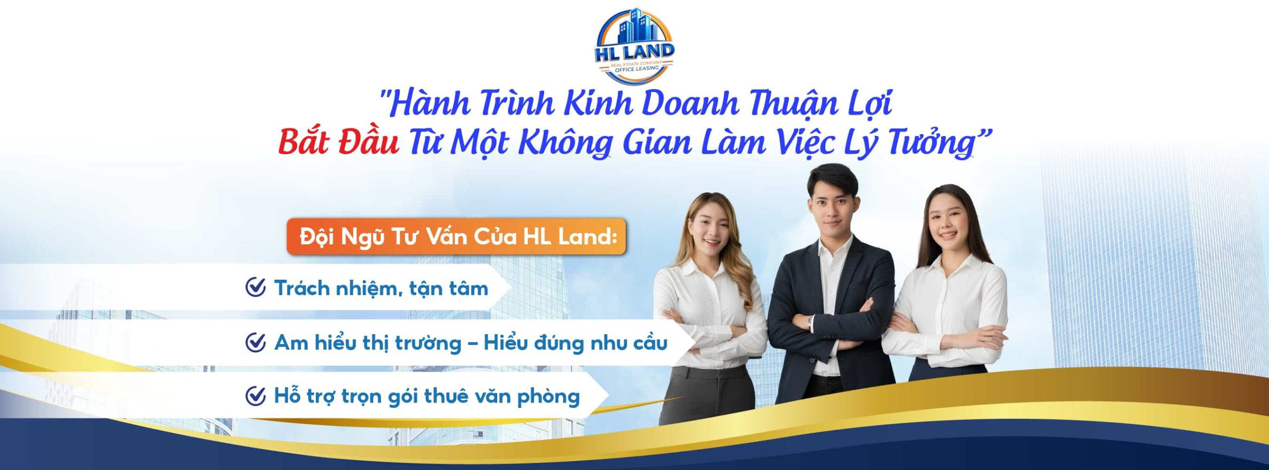 Đội ngũ tư vấn tìm thuê văn phòng chuyên nghiệp, tận tâm