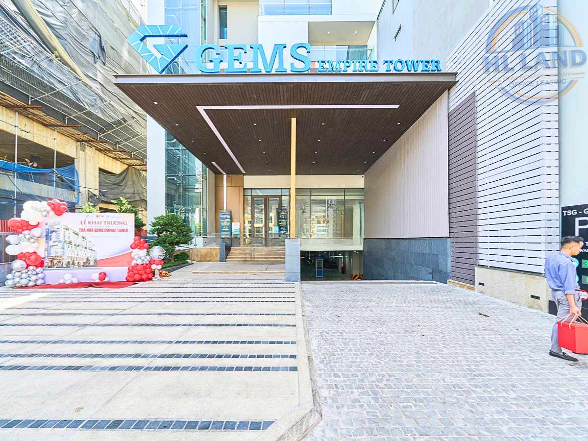Quy mô xây dựng và diện tích cho thuê tòa Gems Empire Tower