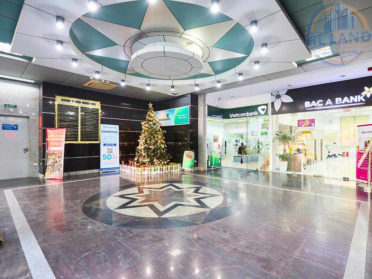 Thiết kế kiến trúc và tiêu chuẩn văn phòng tại tòa nhà Khâm Thiên Building