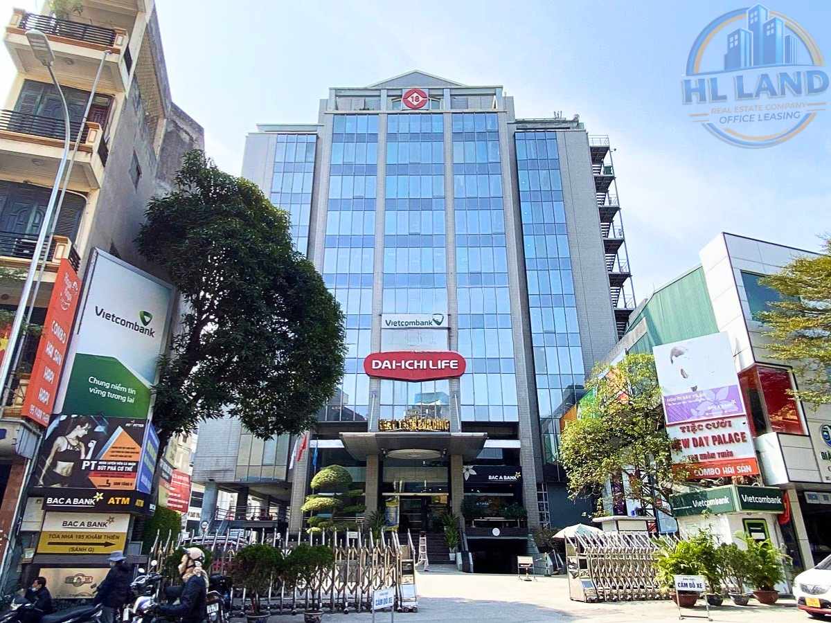 Quy mô xây dựng và diện tích cho thuê tòa Khâm Thiên Building