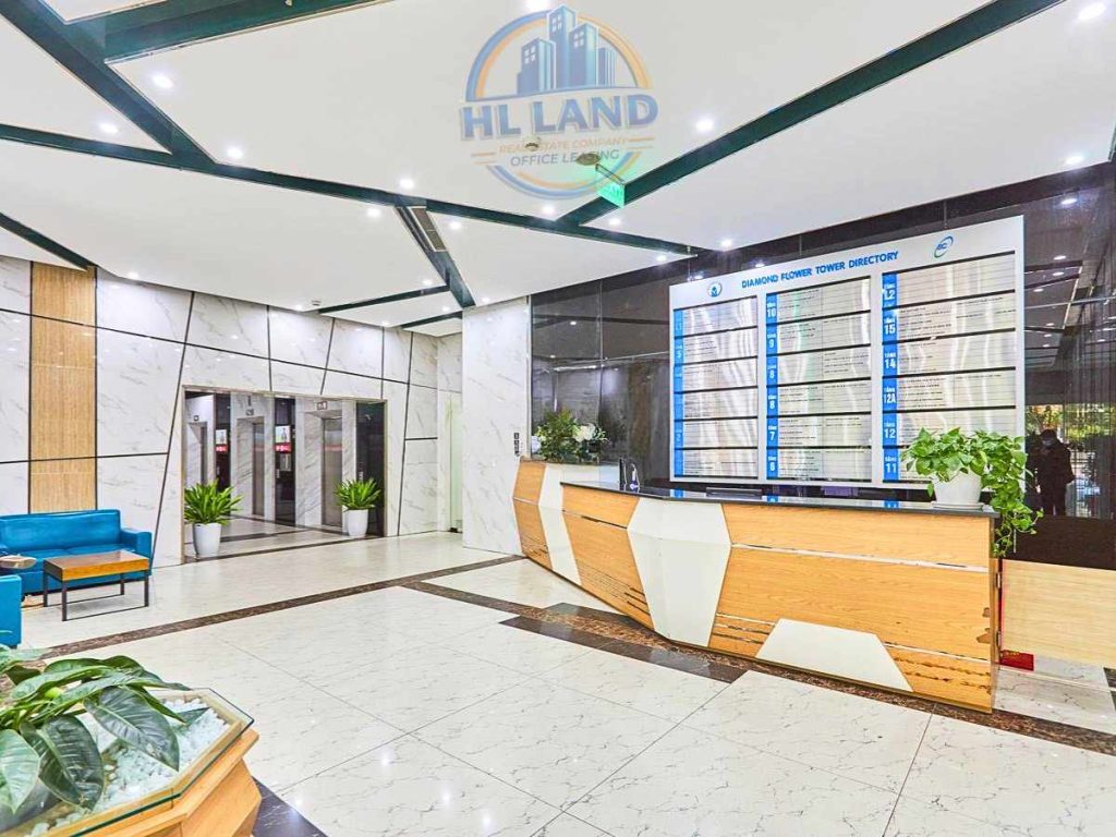 văn phòng trống diamond flower tower lê văn lương hà nội