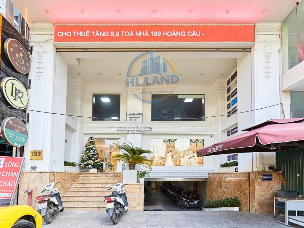 văn phòng trống tòa nhà 189 hoàng cầu phường láng