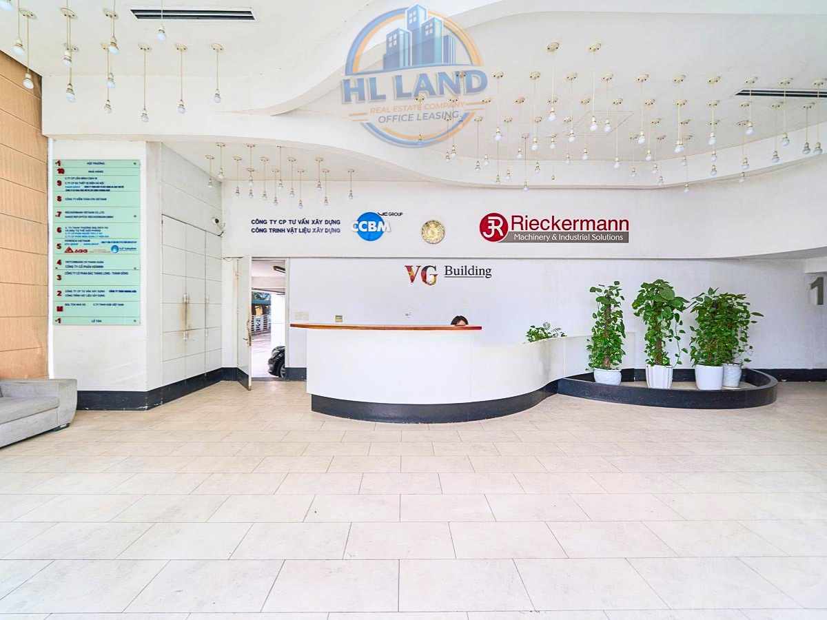 Thiết kế kiến trúc và tiêu chuẩn văn phòng tại VG Building