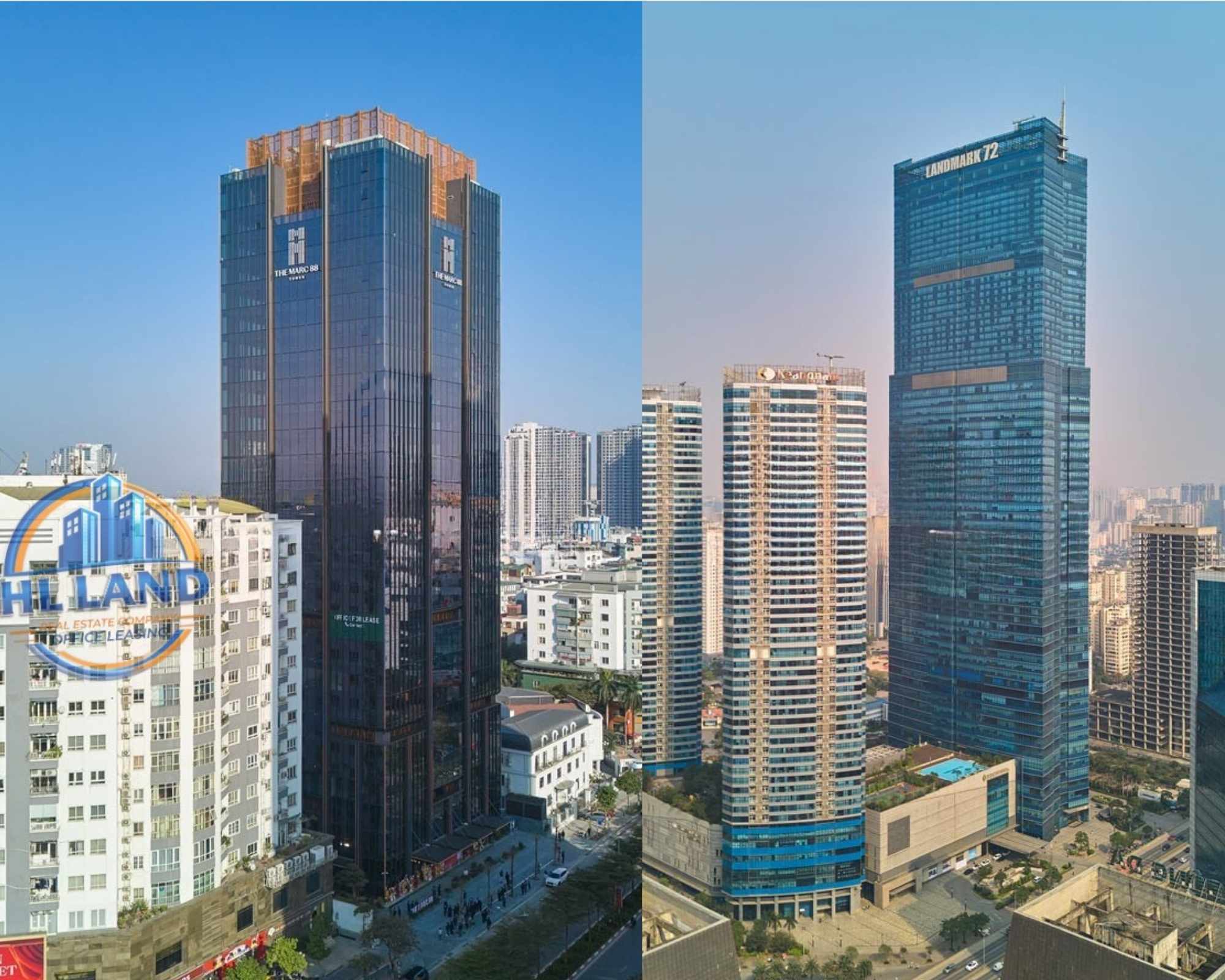 So sánh văn phòng Cầu Giấy và Nam Từ Liêm