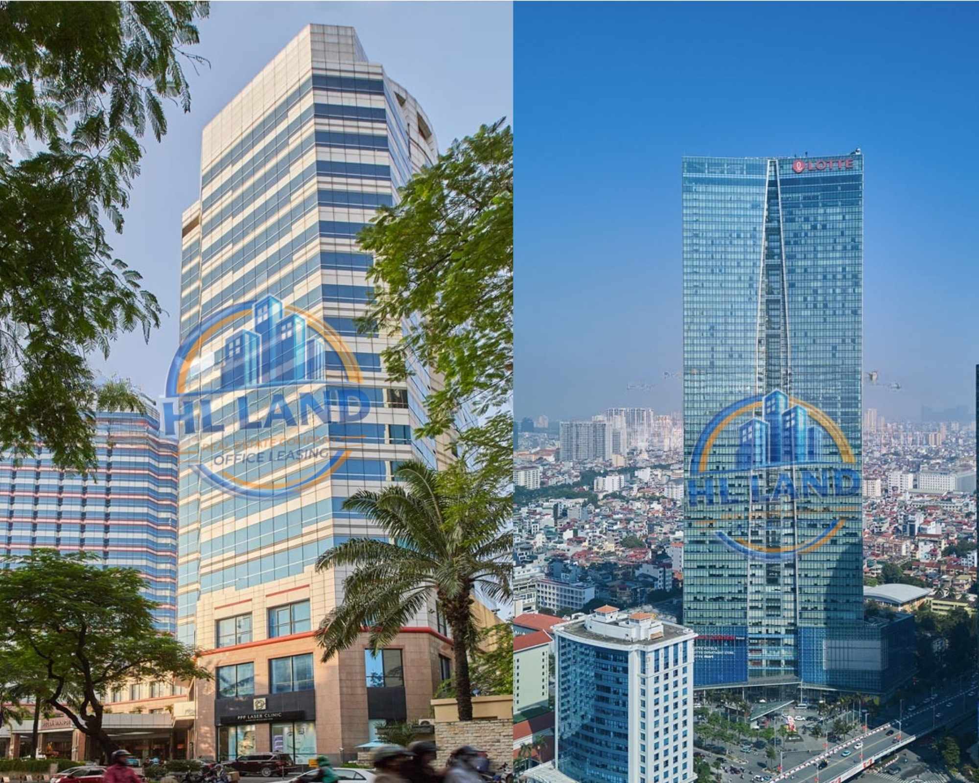 So sánh văn phòng cho thuê Hoàn Kiếm và Ba Đình
