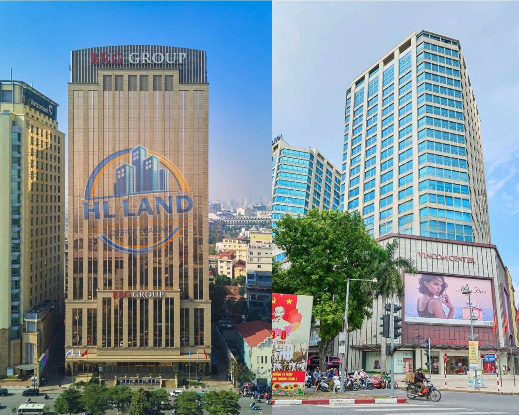 So sánh văn phòng cho thuê Hoàn Kiếm và Hai Bà Trưng