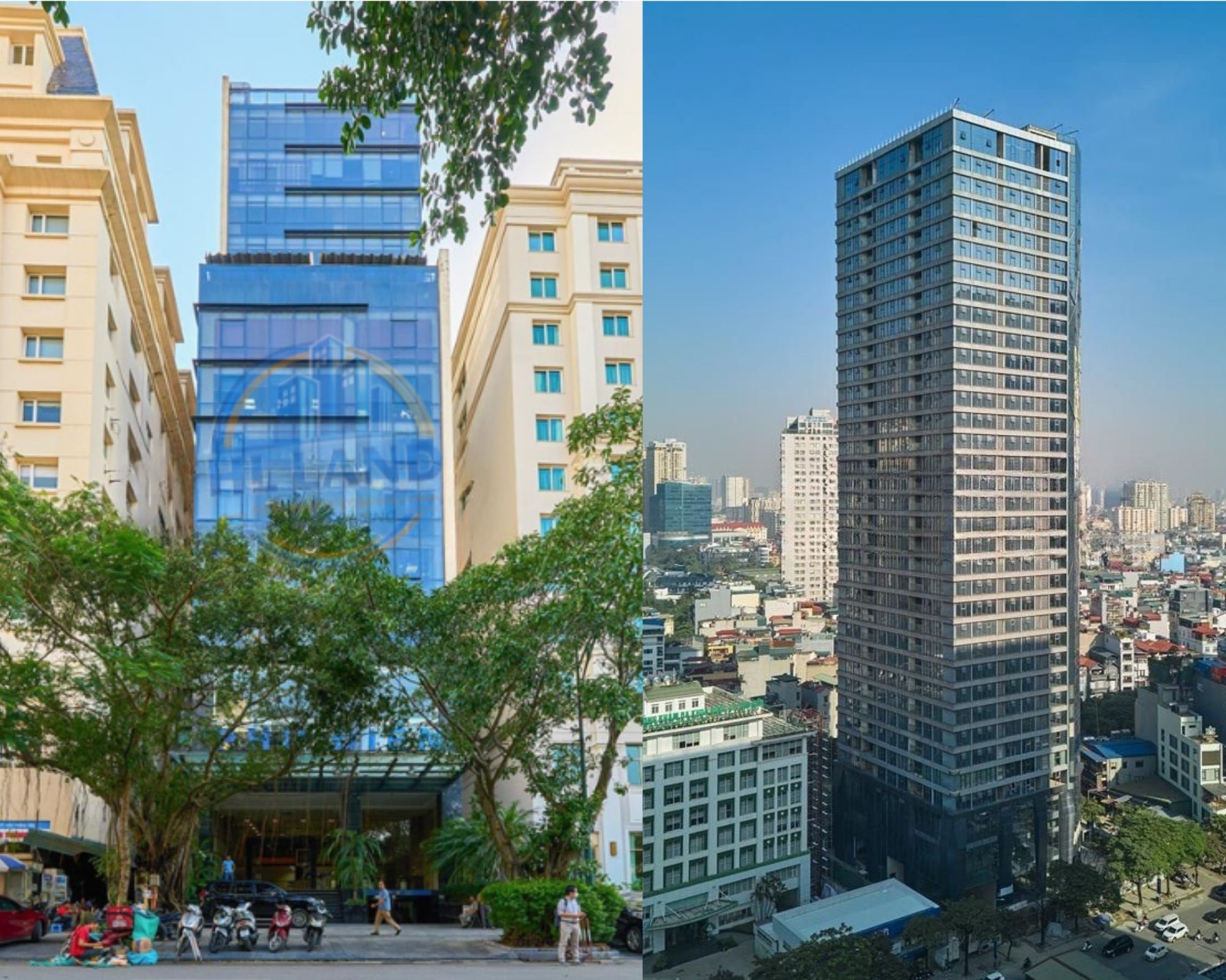 So sánh văn phòng hạng B khu vực trung tâm và phía Tây Hà Nội
