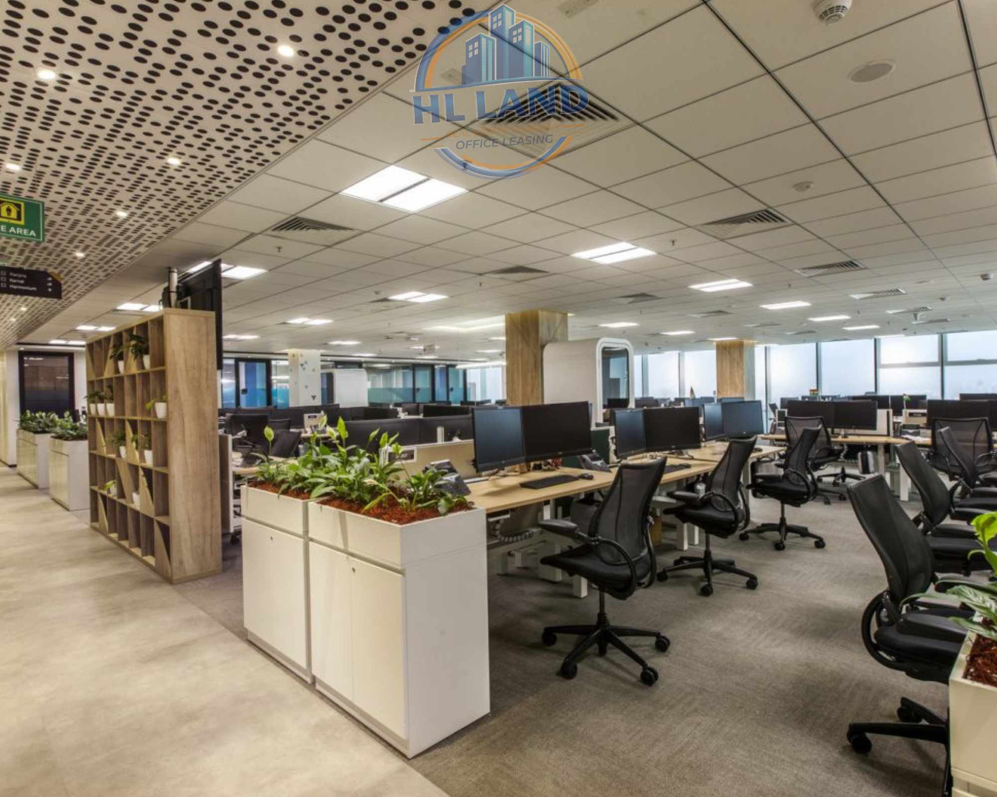 Diện tích văn phòng cho trên 100 nhân sự