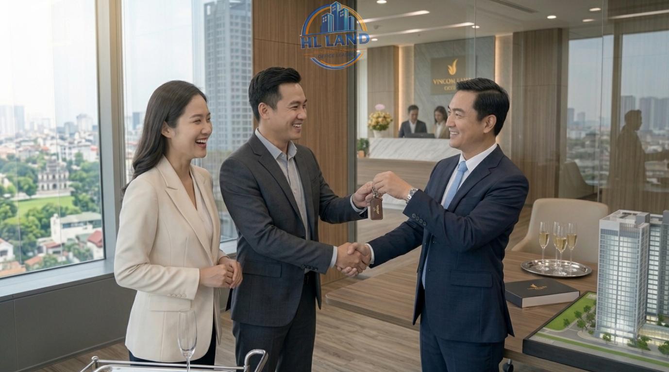 Đồng hành đến khi doanh nghiệp nhận bàn giao và đưa văn phòng vào hoạt động