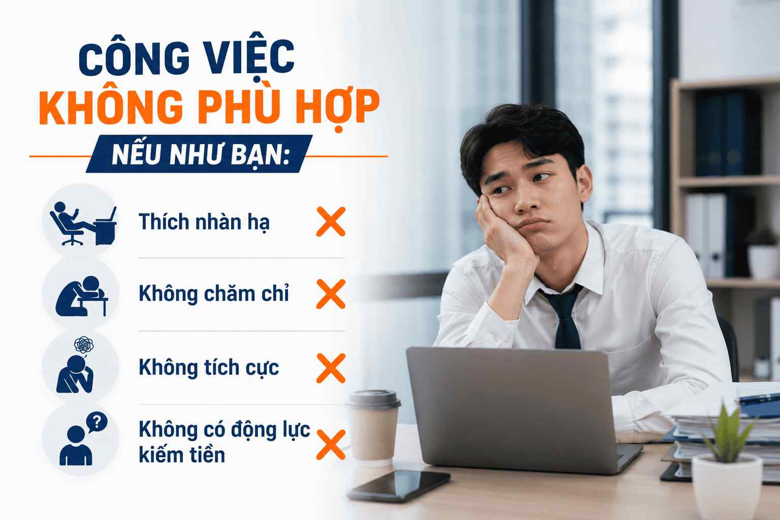 nhân viên kinh doanh bất động sản mảng cho thuê văn phòng không phù hợp với người lười