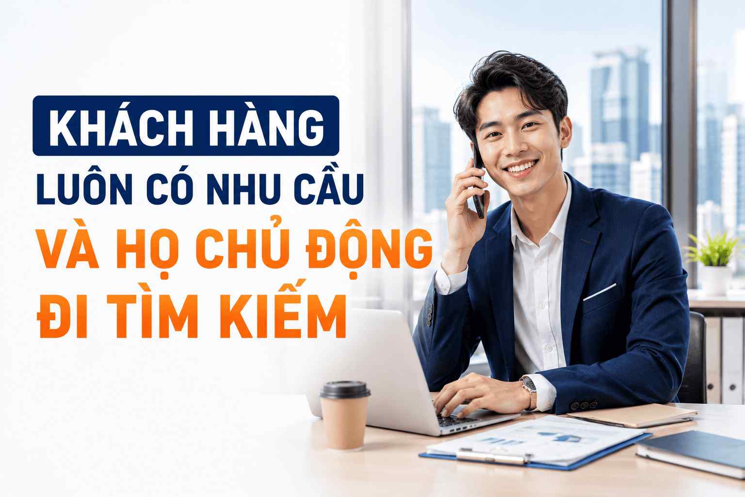nhân viên kinh doanh bất động sản mảng cho thuê văn phòng học cách xuất hiện nơi khách hàng tìm kiếm