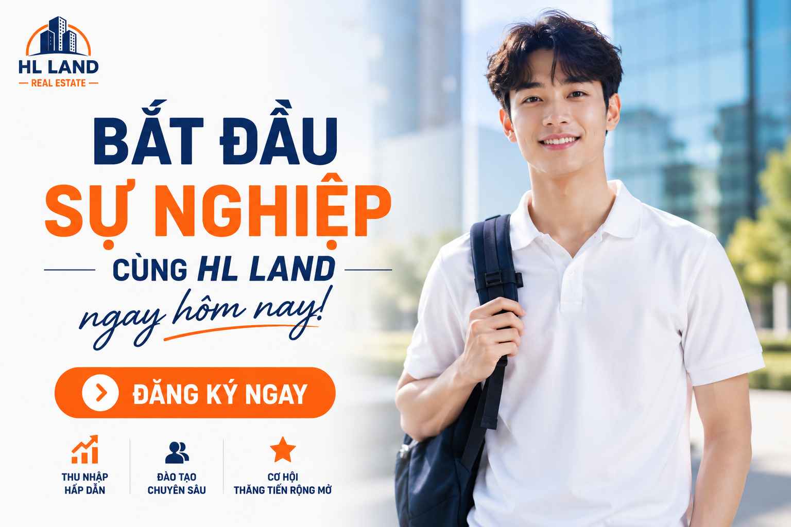 bắt đầu sự nghiệp với nhân viên bất động sản cho thuê ở vị trí tư vấn cho thuê văn phòng