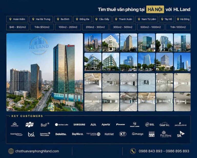 HL Land đơn vị tìm thuê văn phòng tại Hà Nội uy tín