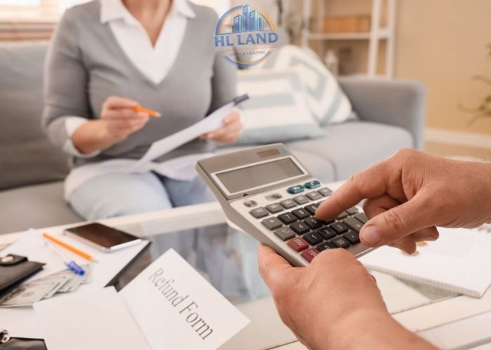 Không tính trước chi phí hoàn trả hiện trạng và di dời văn phòng