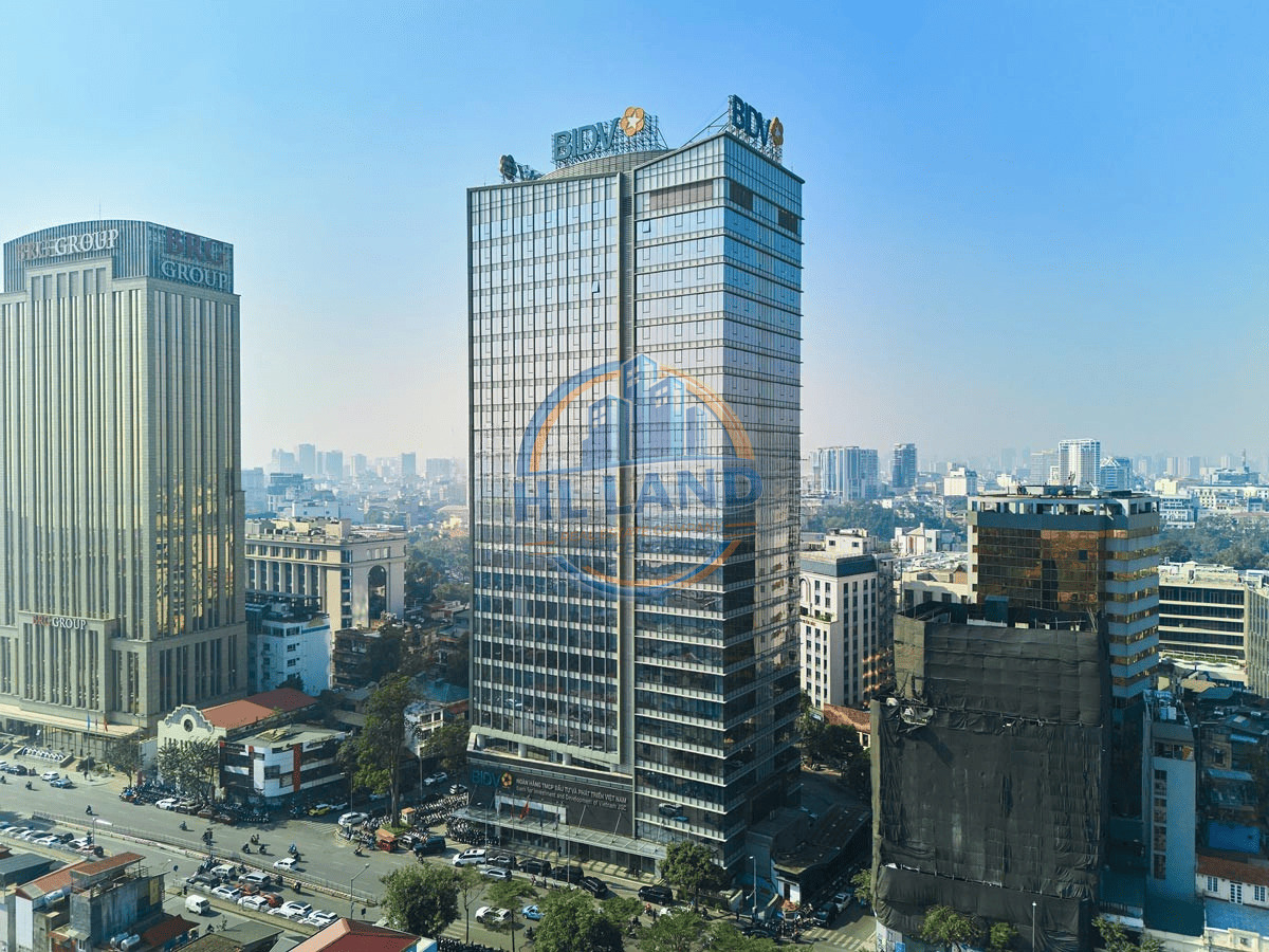 Building Scale and Office Space for Lease at BIDV Tower