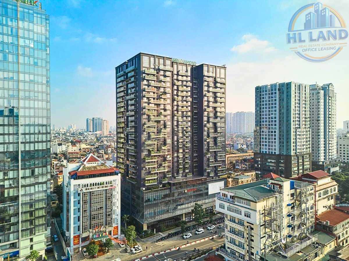 Building Scale and Office Areas at Green Diamond Building