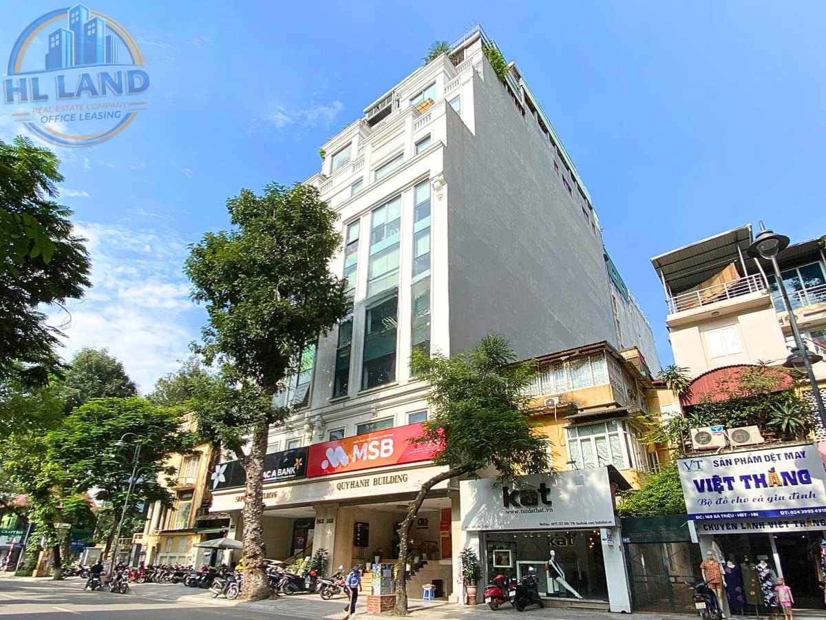 Building Scale and Office Areas for Lease at Quy Hanh Building
