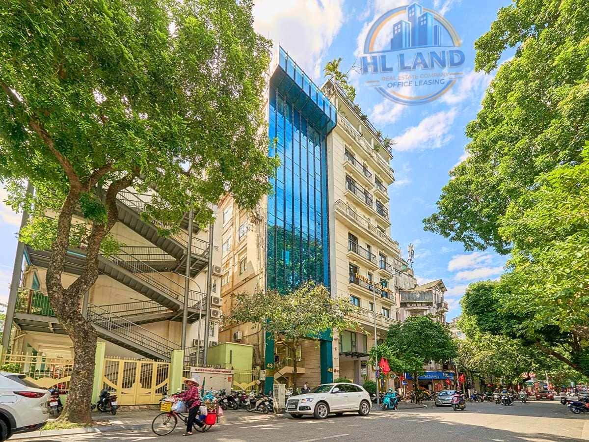 Building Scale and Office Areas for Lease at 43 Tran Xuan Soan Building