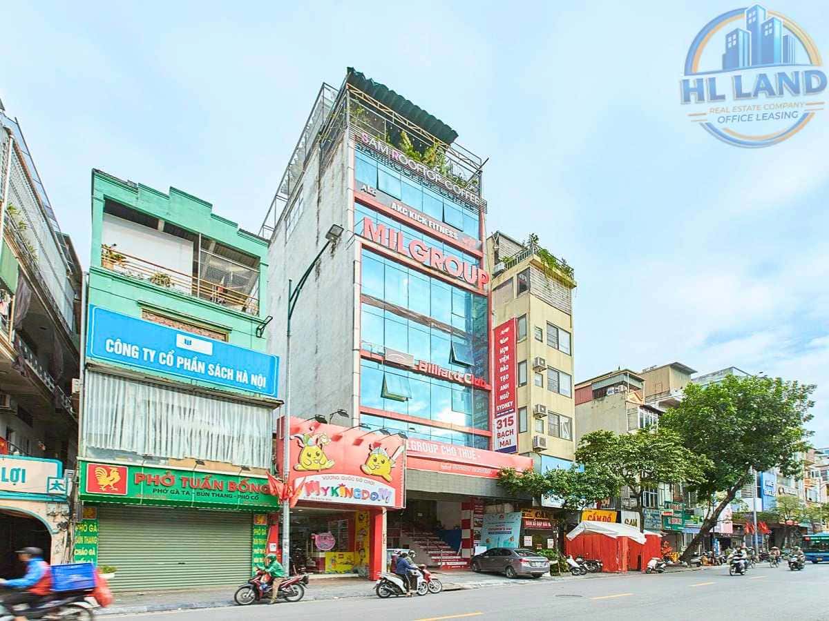 Building Scale and Office Areas for Lease at 313–315 Bach Mai Building