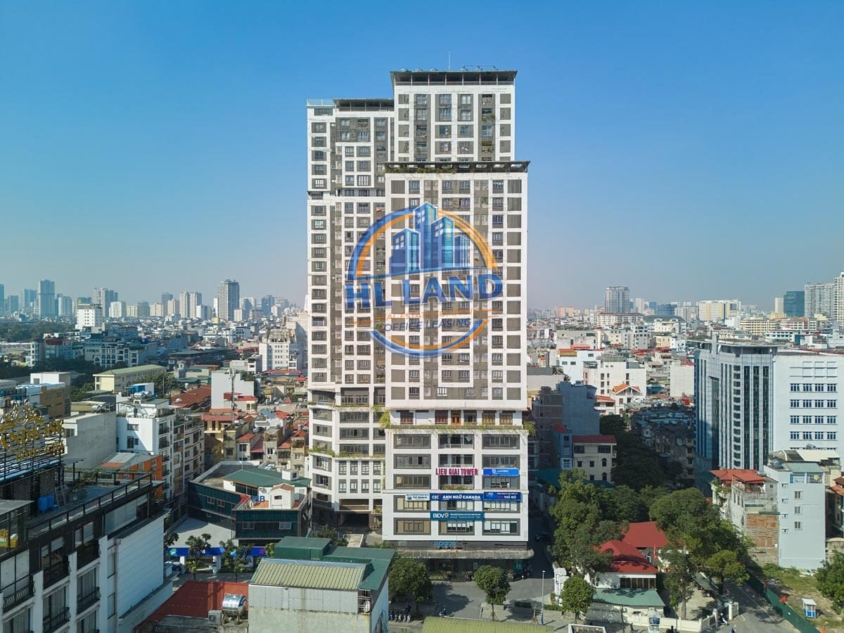 Scale, Design, and Office Areas at Lieu Giai Tower