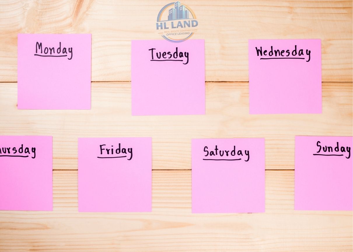 Chuẩn bị ba mức thực hiện cho các tuần khác nhau